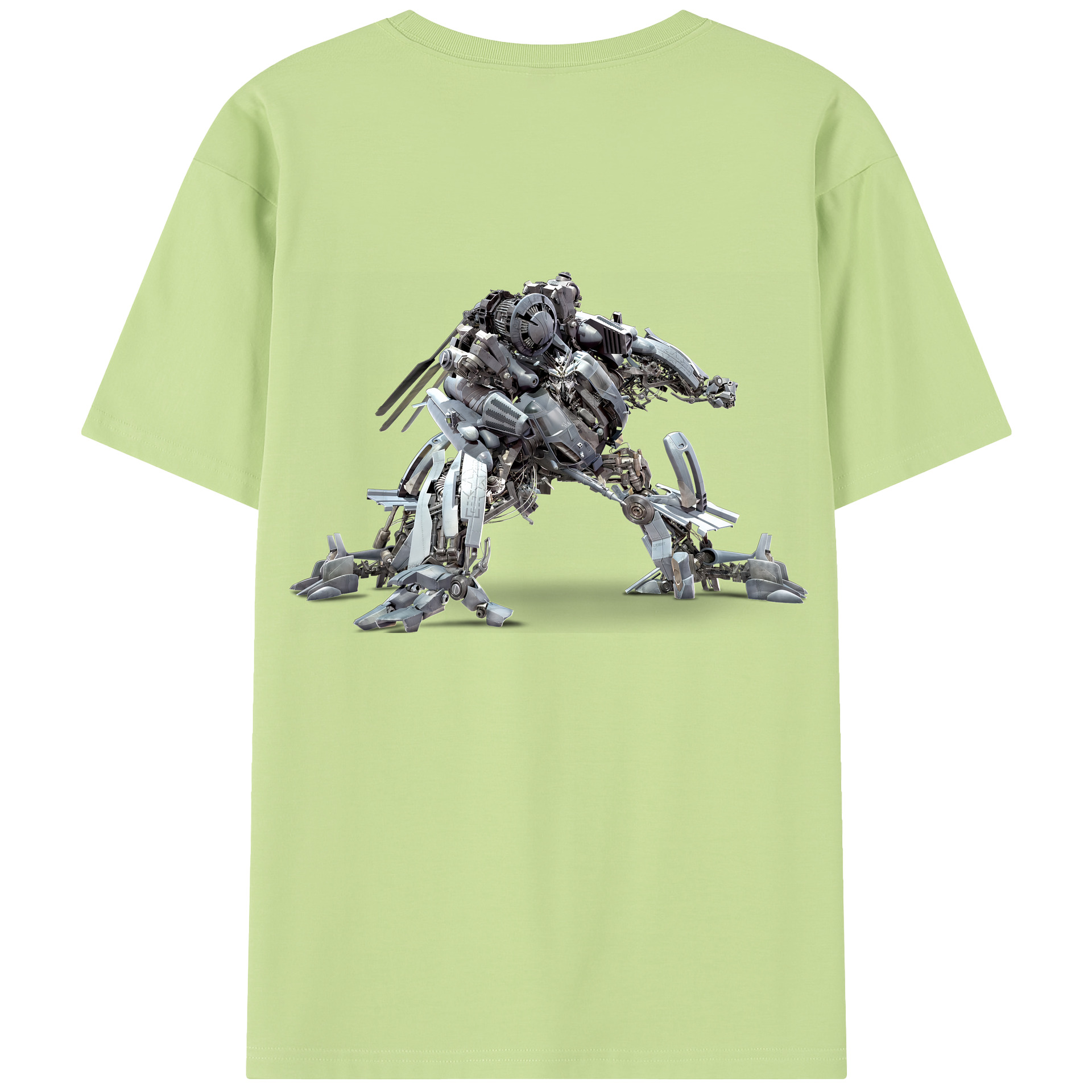（画像用） Transformers トランスフォーマー 綿100％半袖Tシャツ（背面プリント）
